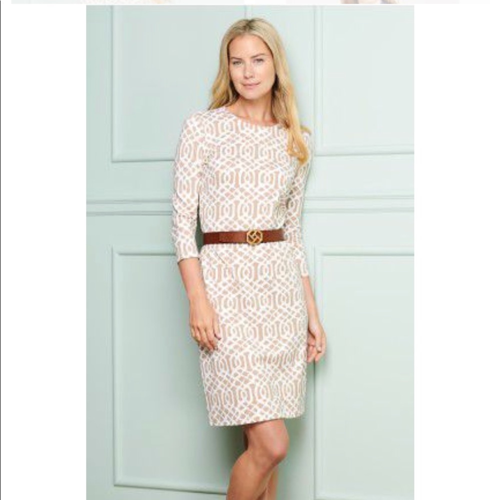 J. McLaughlin Sophia dress in mega Elsie